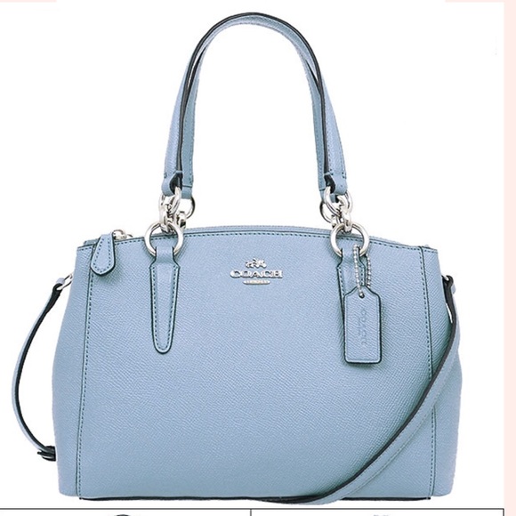 Coach Handbags - COACH MINI CHRISTIE CARRYALL IN CROSSGRAIN LEATHER